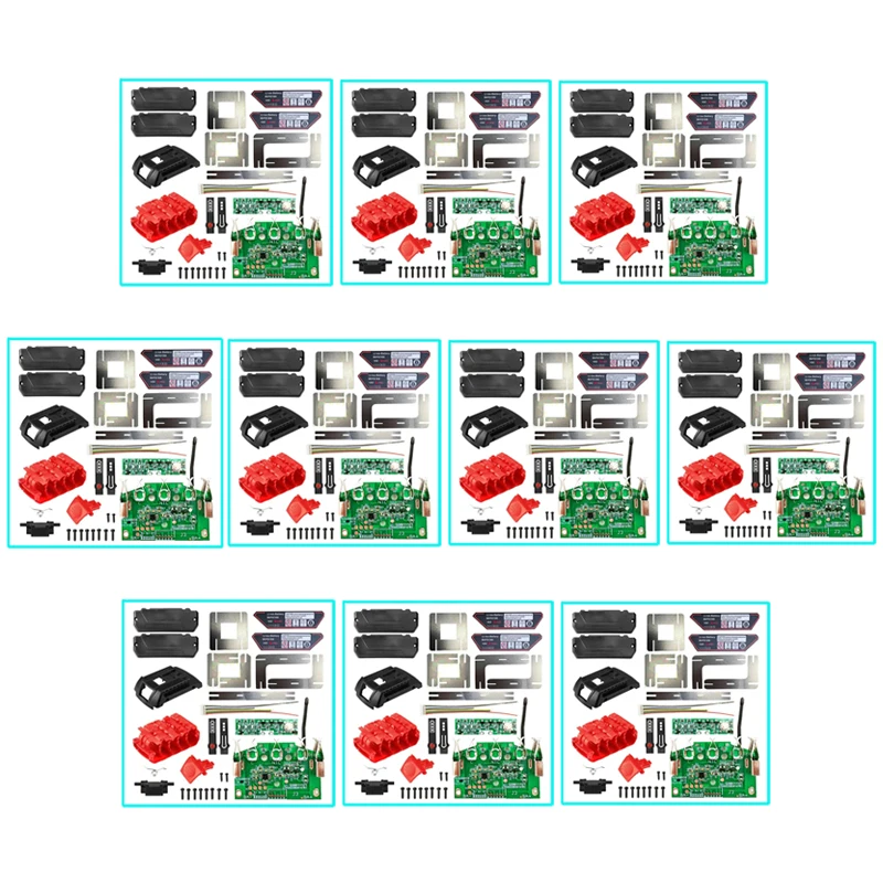 BAT618 Lithium Ion Battery Plastic Case PCB Charging Protection Circuit Board For Bosch 18V Li-ion Battery Box Housings BAT609G
BAT618 Lithium Ion Battery Plastic Case PCB Charging Protection Circuit Board For Bosch 18V Li-ion Battery Box Housings BAT609G