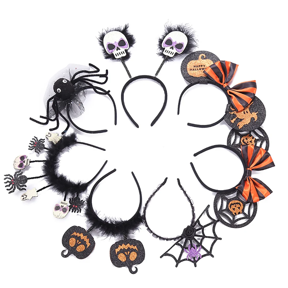 1Pcs Halloween Party Costumes Funny Horror Headdress Photo Prop Cute Pumpkin Skull Spider Autumn Festival Accessory Gift for Kid
1Pcs Halloween Party Costumes Funny Horror Headdress Photo Prop Cute Pumpkin Skull Spider Autumn Festival Accessory Gift for Kid