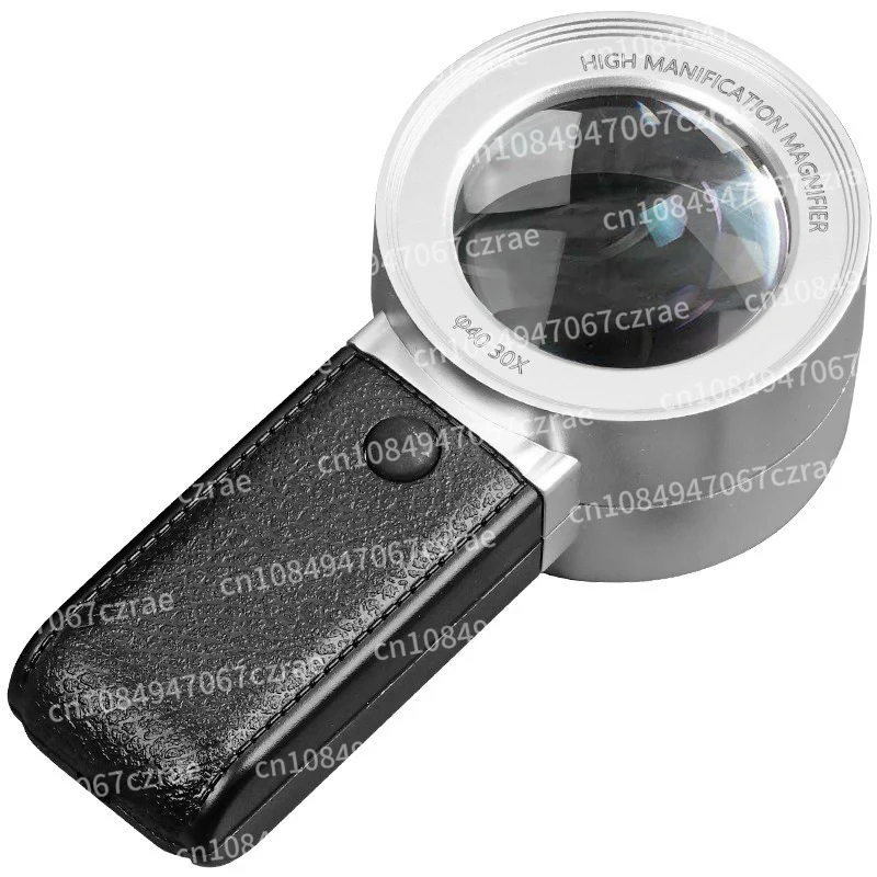 Handheld 30x repair magnifying glass with lamp double optical glass lens observation chip soldering
Handheld 30x repair magnifying glass with lamp double optical glass lens observation chip soldering