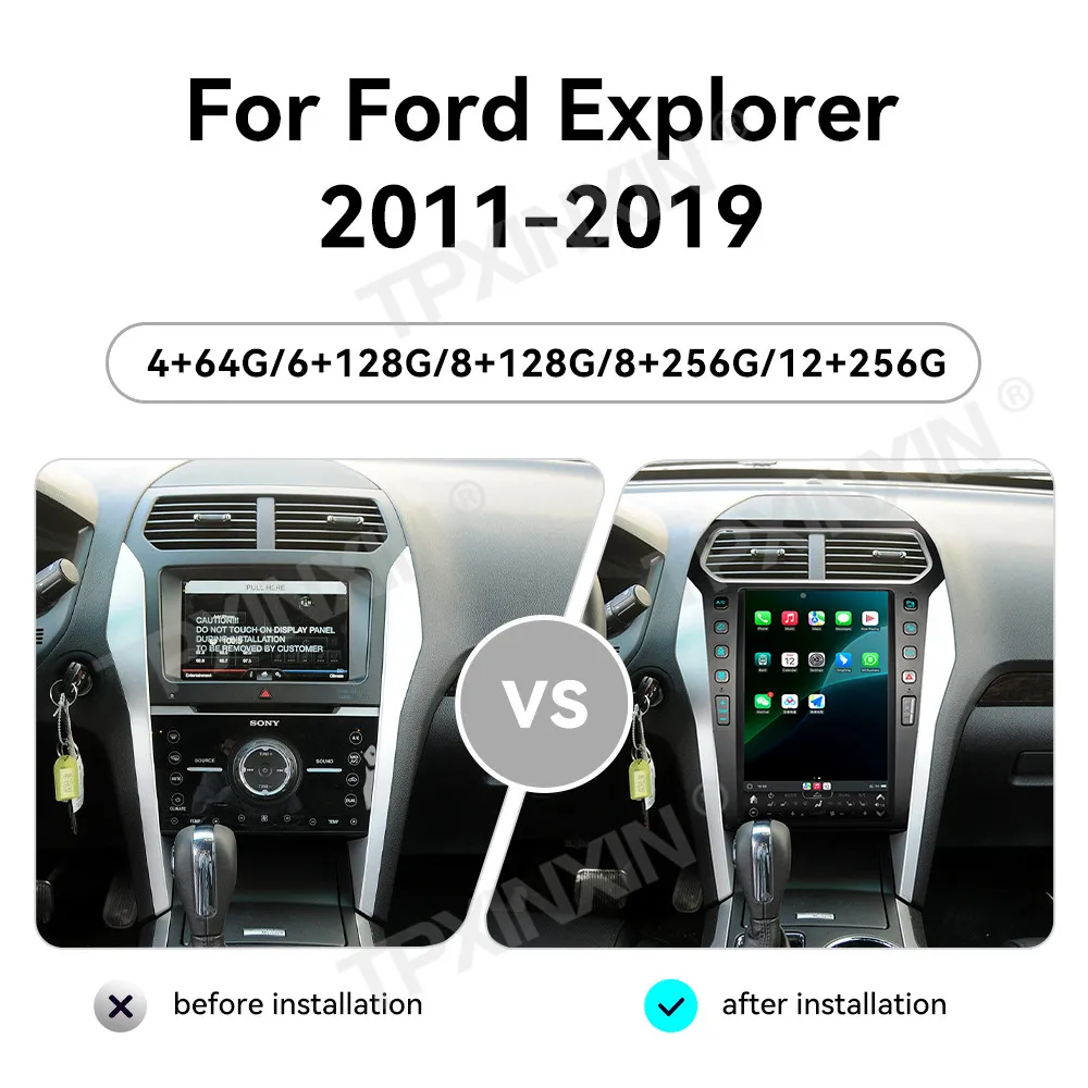 13.6‘’ Car Radio For Ford Explorer 2011~2019 Android Auto intelligent Multimedia Screen GPS Navigation with BT 5.0 Head Unit
13.6‘’ Car Radio For Ford Explorer 2011~2019 Android Auto intelligent Multimedia Screen GPS Navigation with BT 5.0 Head Unit