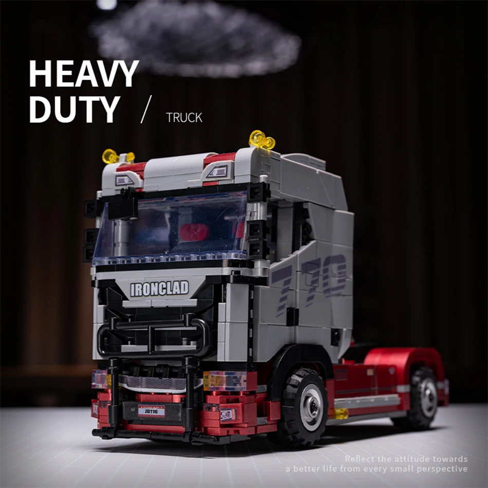 MOC Technical City European Scanias Heavy Duty Truck Vehicle Building Blocks Truck Tractor Trailer Bricks Toys Childrens Gifts
MOC Technical City European Scanias Heavy Duty Truck Vehicle Building Blocks Truck Tractor Trailer Bricks Toys Childrens Gifts