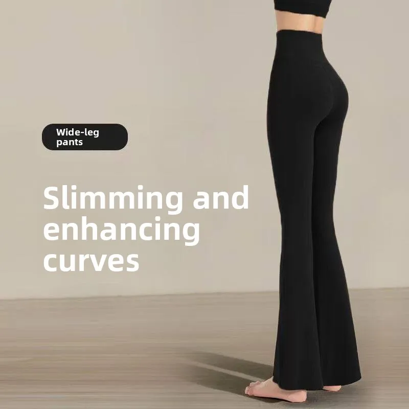 High Waist Wide Leg Pants Women's Fitness Yoga Pants Bell Bottoms Pilates Trousers Casual Long Pants Body Shaping
High Waist Wide Leg Pants Women's Fitness Yoga Pants Bell Bottoms Pilates Trousers Casual Long Pants Body Shaping