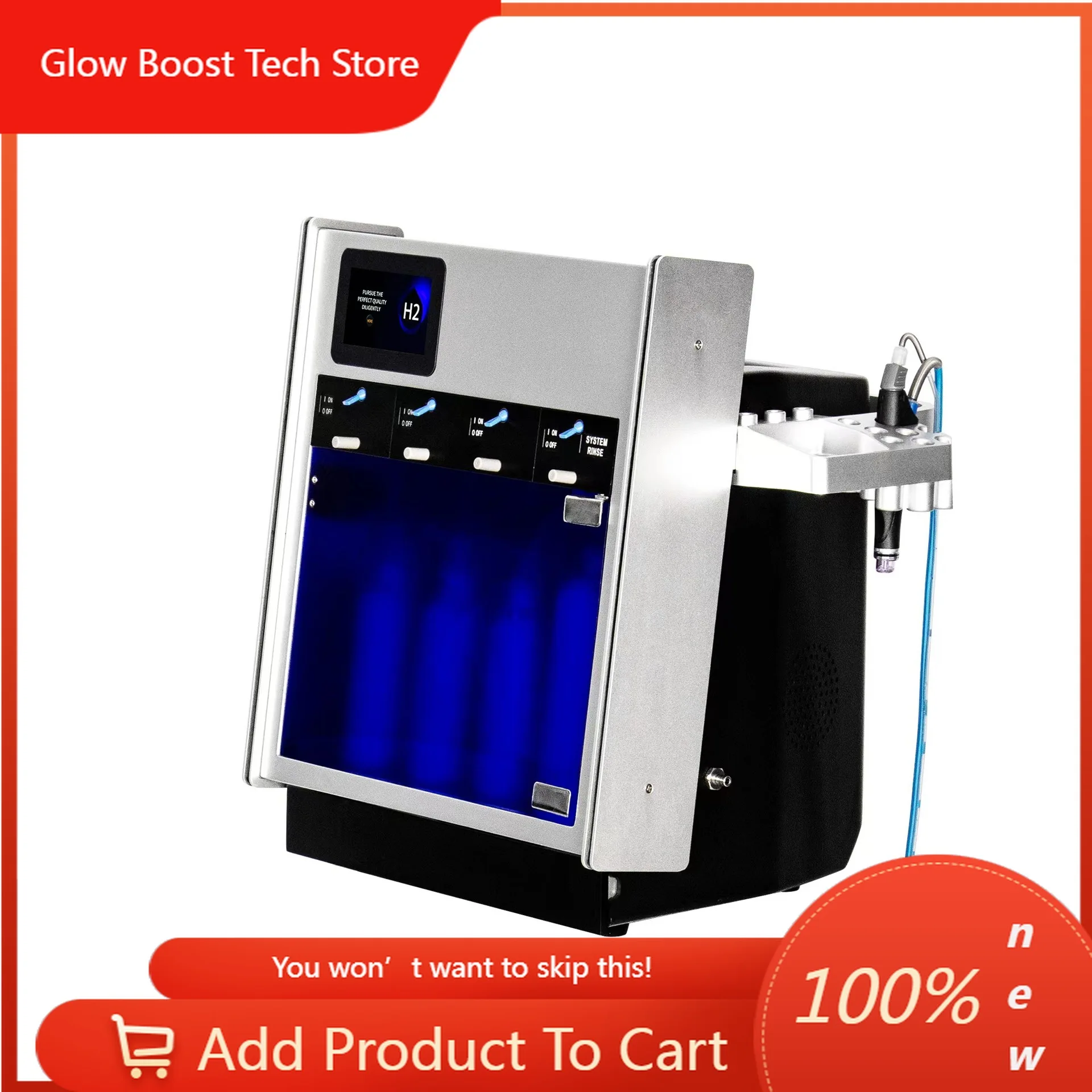 NYPortable Facial Hydra Dermabrasion Machine H2 Small Bubbles Deep Cleansing Blackheads Acne Removal Machine
NYPortable Facial Hydra Dermabrasion Machine H2 Small Bubbles Deep Cleansing Blackheads Acne Removal Machine