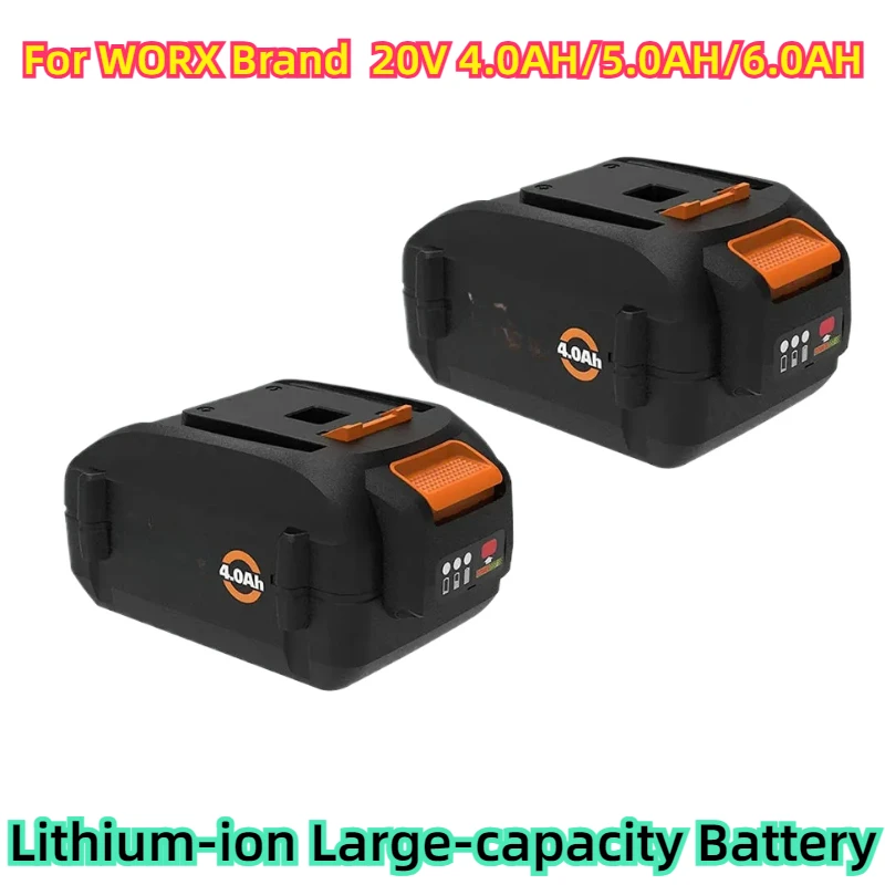 For WORX Brand 20V 4.0AH/5.0AH/6.0AH WA3578 Lithium-ion Large-capacity Battery
For WORX Brand 20V 4.0AH/5.0AH/6.0AH WA3578 Lithium-ion Large-capacity Battery