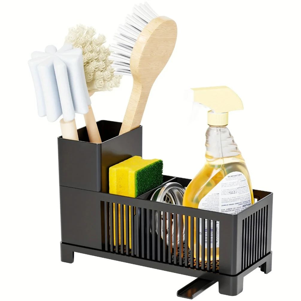 1pc Kitchen Drain Rack Kitchen utensils storage basket used for storing cleaning tools sponge cleaning drying drain basket
1pc Kitchen Drain Rack Kitchen utensils storage basket used for storing cleaning tools sponge cleaning drying drain basket