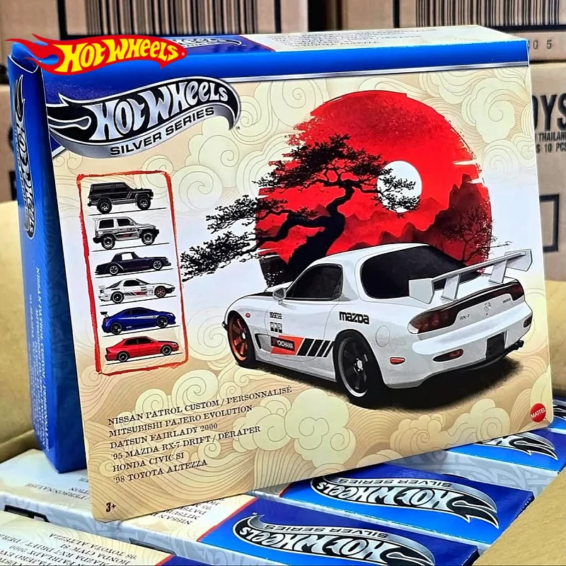 Original Hot Wheels Silver Series JLB23 Japanese 6-Car 1/64 Collectible Toy Car Set - Includes MAZDA RX-7 HONDA CIVIC SI TOYOTA
Original Hot Wheels Silver Series JLB23 Japanese 6-Car 1/64 Collectible Toy Car Set - Includes MAZDA RX-7 HONDA CIVIC SI TOYOTA
