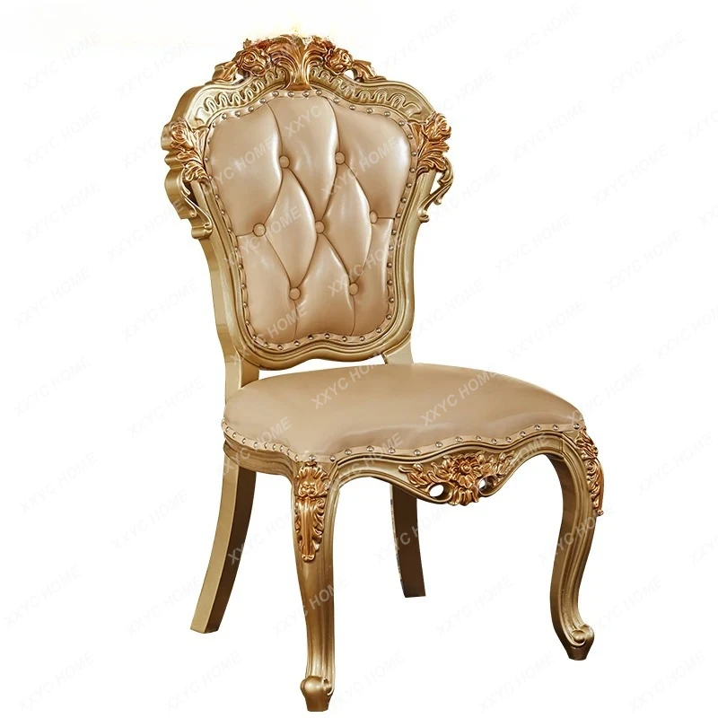 Ldining chair full solid wood carving flower strap armchair leather seat high-end boss chair
Ldining chair full solid wood carving flower strap armchair leather seat high-end boss chair