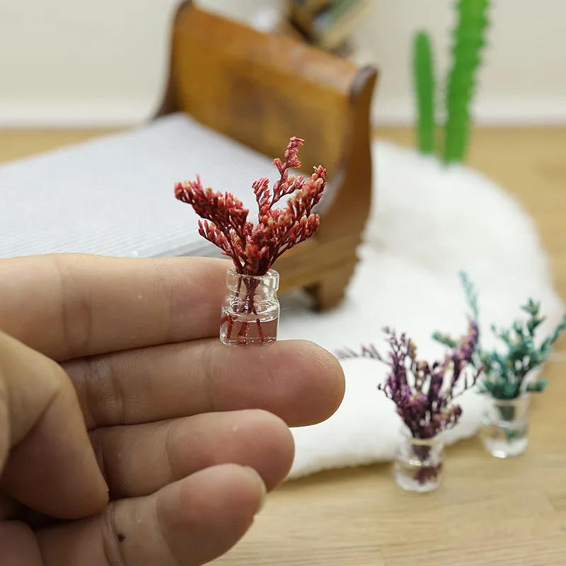 1:12 Dollhouse Mini Flower Vase Realistic Floral Arrangement Vase Model Scene Decoration Miniature Desktop Decor Crafts
1:12 Dollhouse Mini Flower Vase Realistic Floral Arrangement Vase Model Scene Decoration Miniature Desktop Decor Crafts