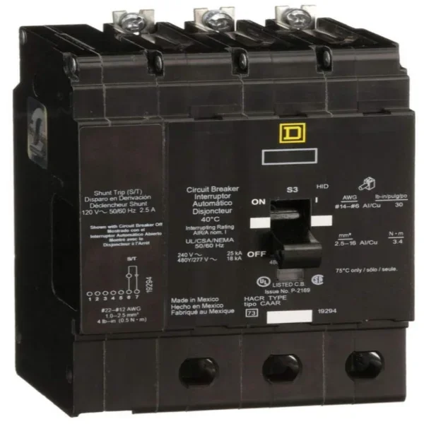 2026 Edb34070sa - (square D) 3-pole 70 a 480y/277 V Ac Bolt-on Cir Brand New Original Spot Plc
2026 Edb34070sa - (square D) 3-pole 70 a 480y/277 V Ac Bolt-on Cir Brand New Original Spot Plc