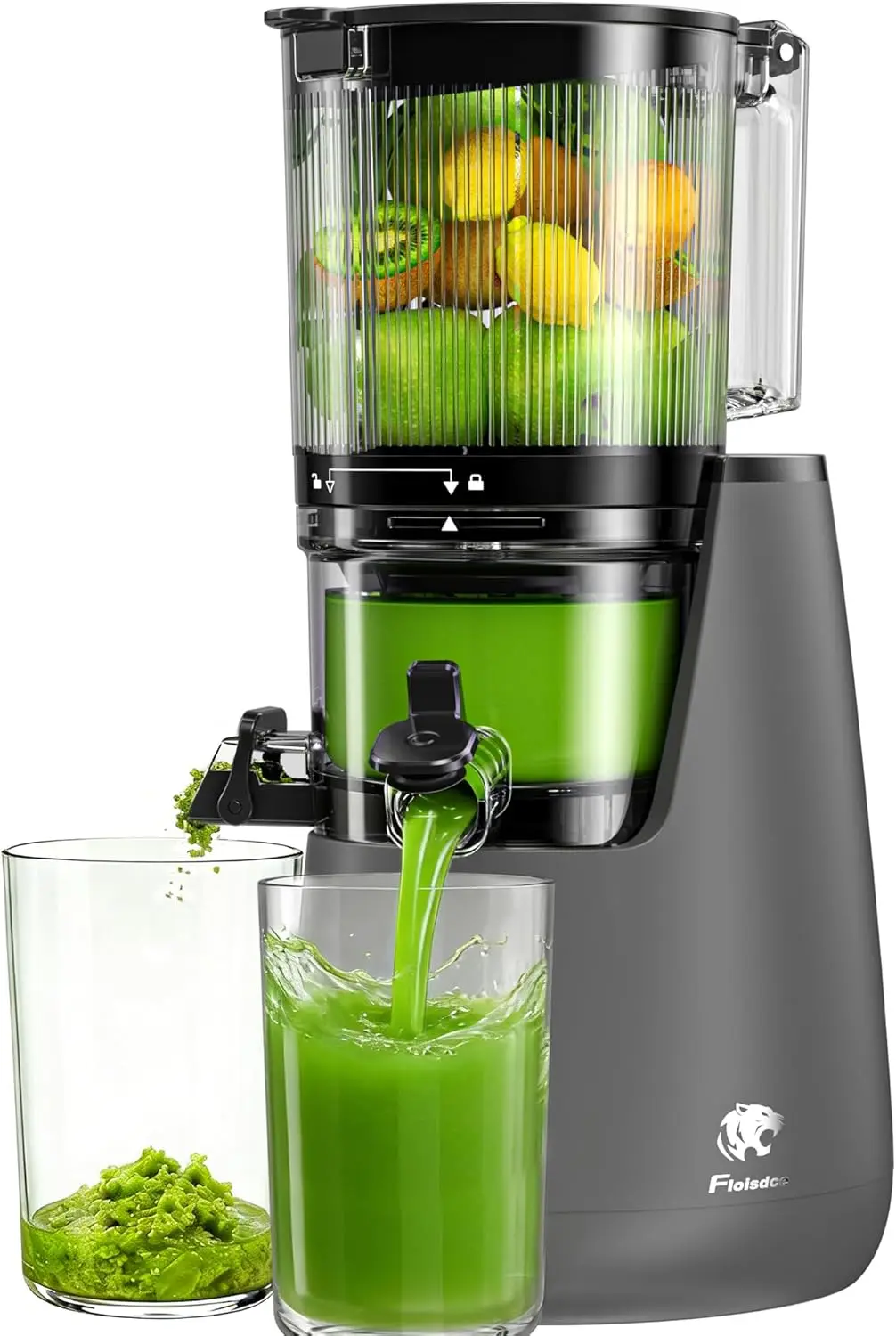 6" Extra Large Feed Chute Cold Press Juicer, Slow Masticating with AC Brushless Motor, High Yield Easy Clean
6" Extra Large Feed Chute Cold Press Juicer, Slow Masticating with AC Brushless Motor, High Yield Easy Clean