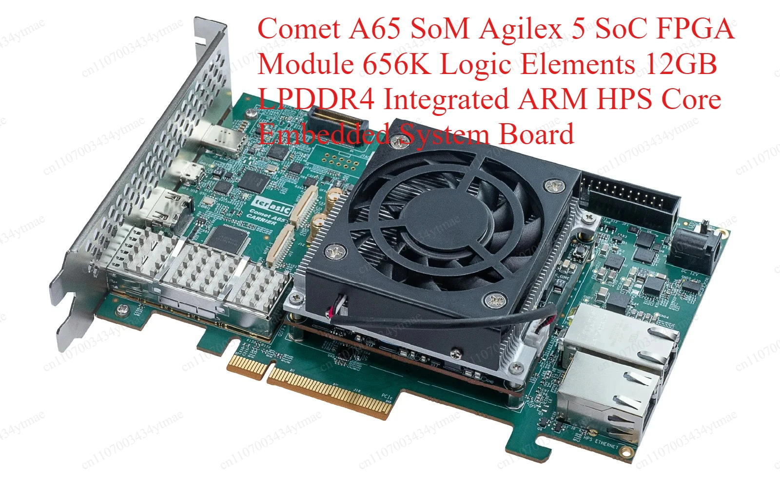 Comet A65 SoM Agilex 5 SoC FPGA Module 656K Logic Elements 12GB LPDDR4 Integrated ARM HPS Core Embedded System Board
Comet A65 SoM Agilex 5 SoC FPGA Module 656K Logic Elements 12GB LPDDR4 Integrated ARM HPS Core Embedded System Board