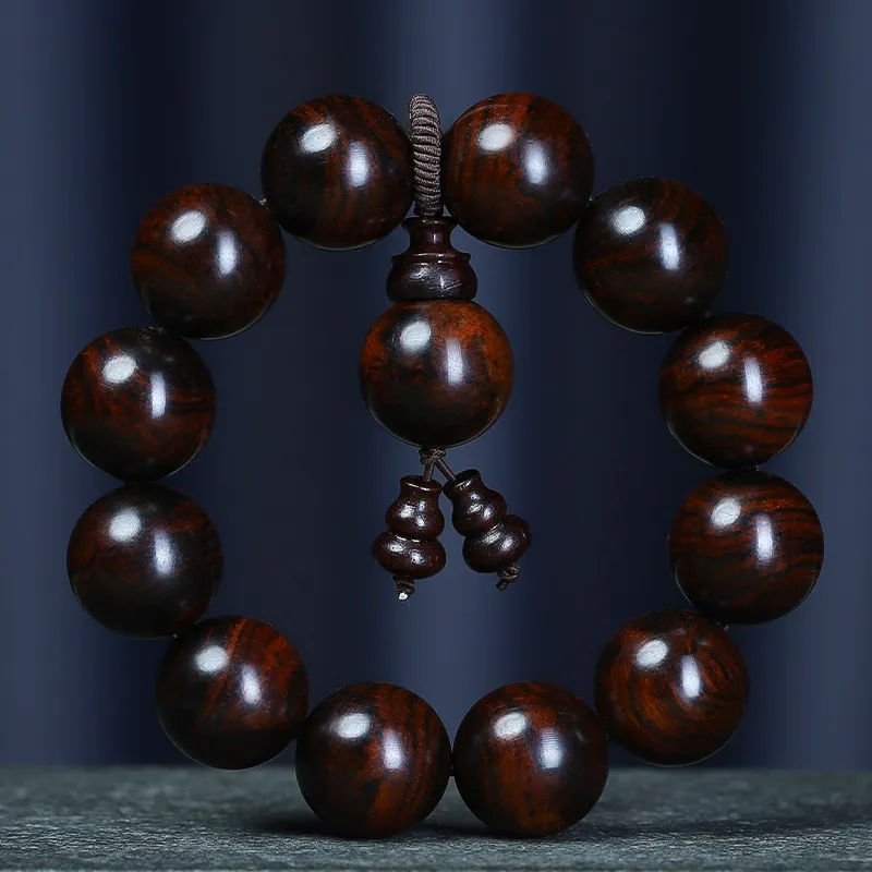 2026 Old Material Huanghuali 2.0 Bracelet with Burr Tiger Skin Grain Purple Oil Pear Beads for Men Women Prayer Beads Gifts
2026 Old Material Huanghuali 2.0 Bracelet with Burr Tiger Skin Grain Purple Oil Pear Beads for Men Women Prayer Beads Gifts
