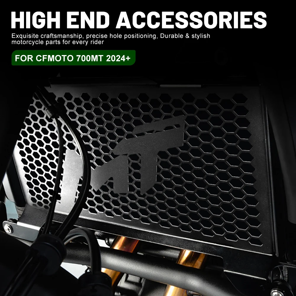For CFMOTO 700MT 2024 Radiator Grille Guard Grill Protector Anti-collision bar Protector Cover Motorcycle Accessories
For CFMOTO 700MT 2024 Radiator Grille Guard Grill Protector Anti-collision bar Protector Cover Motorcycle Accessories