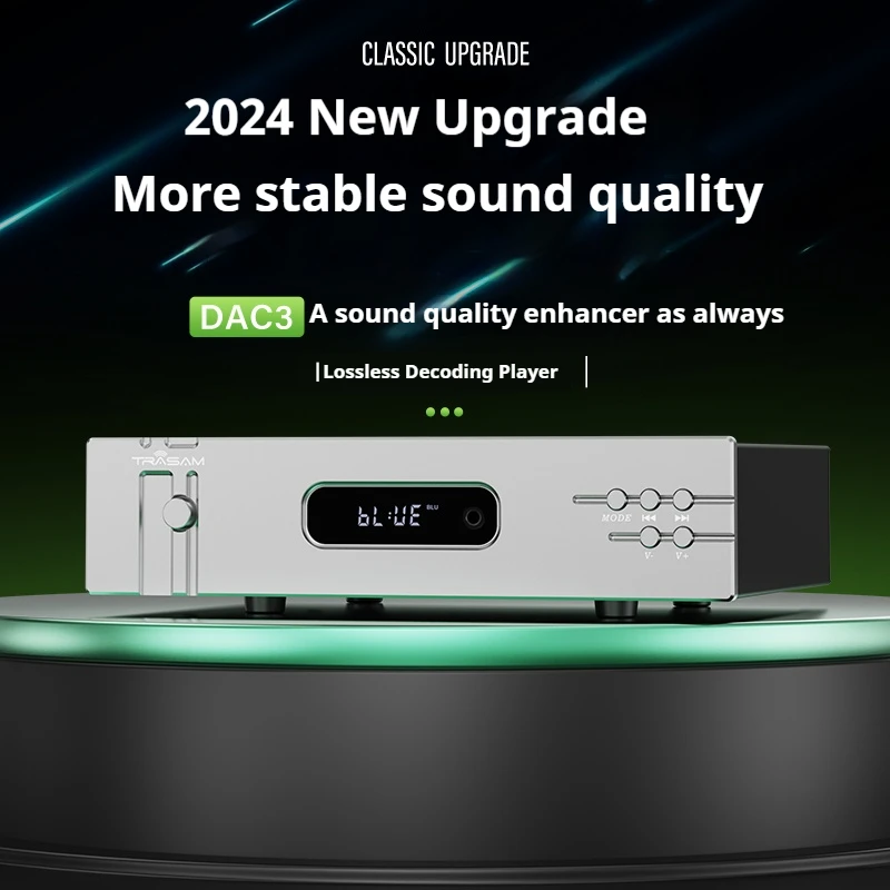 DAC3 Lossless Decoding Player Lets you enjoy high quality music far beyond CD Bluetooth through the wall
DAC3 Lossless Decoding Player Lets you enjoy high quality music far beyond CD Bluetooth through the wall