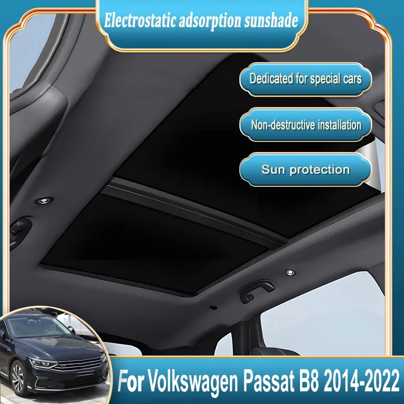 Car Sunroof Sunshade For Volkswagen Passat Magotan B8 Car Accessories 2014-2022 Sedan Electrostatic Suede Cloth Roofs Sunshade
Car Sunroof Sunshade For Volkswagen Passat Magotan B8 Car Accessories 2014-2022 Sedan Electrostatic Suede Cloth Roofs Sunshade