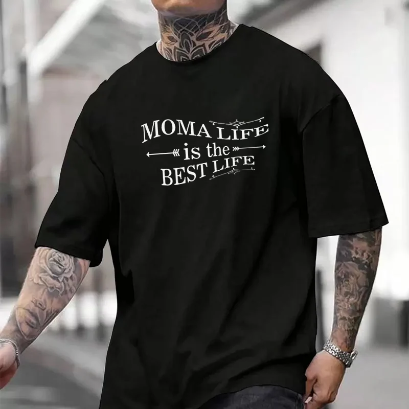 Мужская и женская футболка Moma Life Is The Best Life, новая летняя хлопковая футболка с короткими рукавами, топ для езды на мотоцикле и велосипеде
Мужская и женская футболка Moma Life Is The Best Life, новая летняя хлопковая футболка с короткими рукавами, топ для езды на мотоцикле и велосипеде