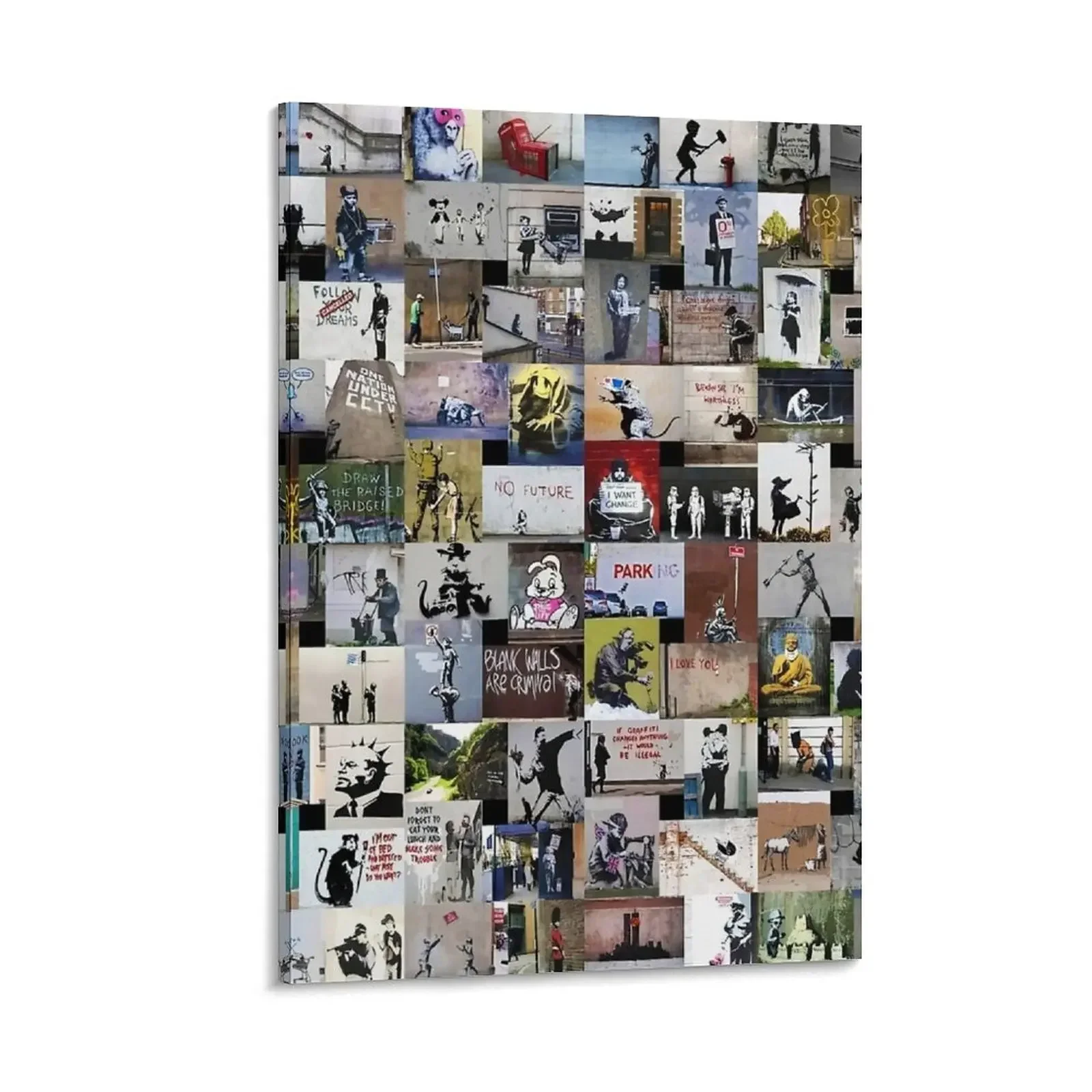 Street Art Collage Canvas Painting art mural aesthetic room decor decorative pictures for living room Bedroom deco
Street Art Collage Canvas Painting art mural aesthetic room decor decorative pictures for living room Bedroom deco
