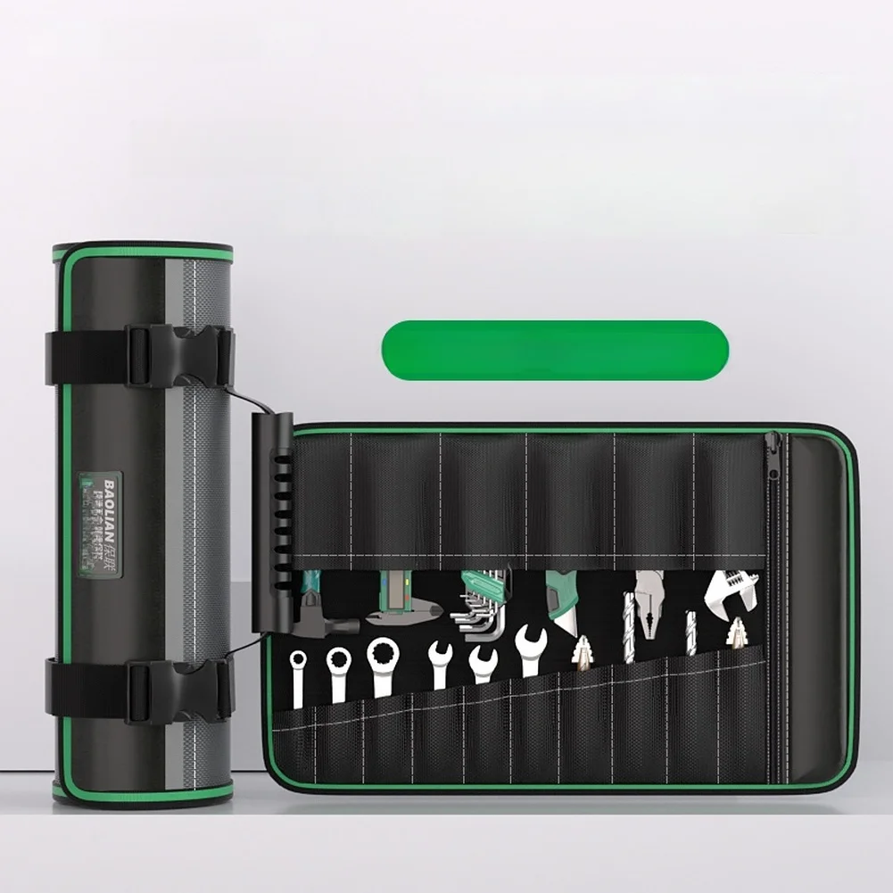 Прочная сумка-органайзер для инструментов из оксфордской ткани 1680D с 16 отделениями и молнией, многофункциональные карманы для хранения инструментов
Прочная сумка-органайзер для инструментов из оксфордской ткани 1680D с 16 отделениями и молнией, многофункциональные карманы для хранения инструментов