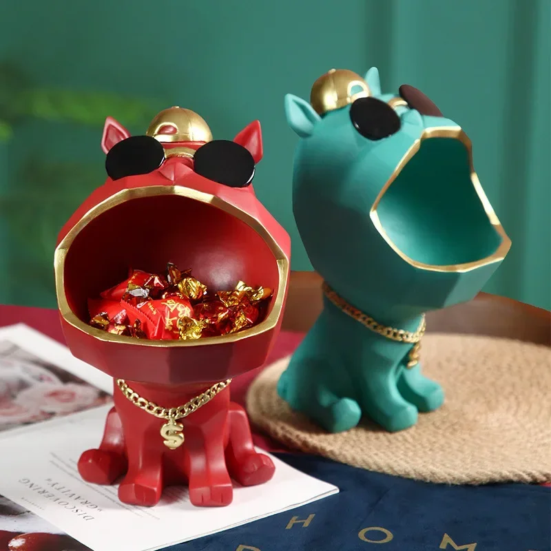 Sculpture Dog Figurine Big Mouth Resin Statue Storage Box Nordic Home Decoration Accessories Ornamental Figurines Home Decor
Sculpture Dog Figurine Big Mouth Resin Statue Storage Box Nordic Home Decoration Accessories Ornamental Figurines Home Decor