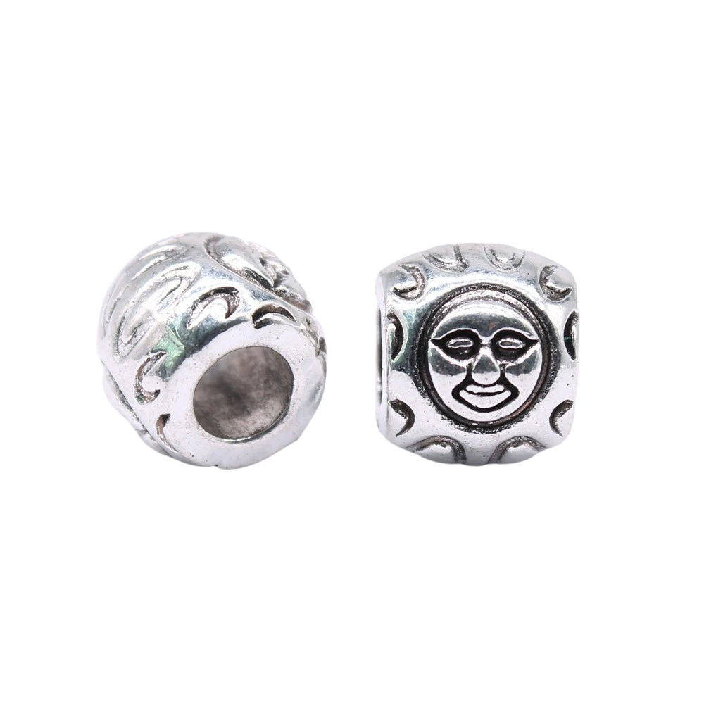 60pcs 9x10x10mm Sun Face Beads Charms Wholesale For Jewelry Making DIY Bracelet Making Antique Silver Color
60pcs 9x10x10mm Sun Face Beads Charms Wholesale For Jewelry Making DIY Bracelet Making Antique Silver Color