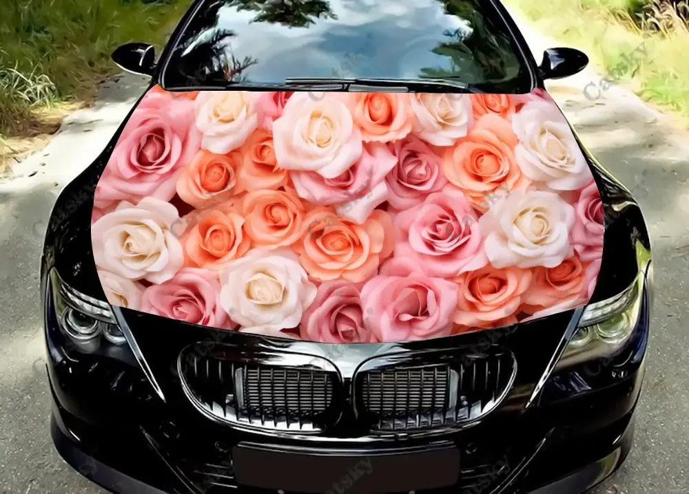 Colorful Rose Flowers Car Hood Vinyl Stickers Wrap Vinyl Film Engine Cover Decals Sticker Universal Car Hood Protective Film
Colorful Rose Flowers Car Hood Vinyl Stickers Wrap Vinyl Film Engine Cover Decals Sticker Universal Car Hood Protective Film