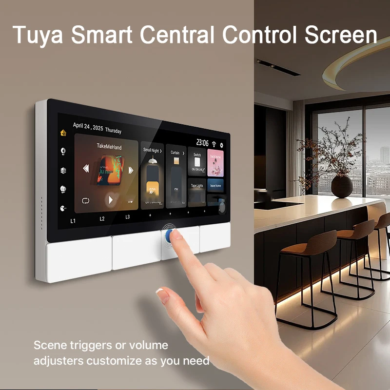 6,2-дюймовый умный аудио настенный усилитель Tuya, система Android 11, встроенный шлюз ZIGBEE, ИК-синий звук, TF, музыкальный сенсорный контроллер
6,2-дюймовый умный аудио настенный усилитель Tuya, система Android 11, встроенный шлюз ZIGBEE, ИК-синий звук, TF, музыкальный сенсорный контроллер