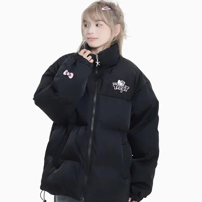 Hello Kitty Embroidered Splicing Cotton Coat Kawaii Girl Heart Sweet and Cute Autumn and Winter New Creative Loose Warm Jacket
Hello Kitty Embroidered Splicing Cotton Coat Kawaii Girl Heart Sweet and Cute Autumn and Winter New Creative Loose Warm Jacket