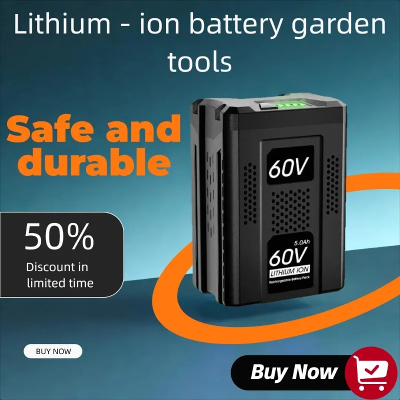 60V 5000/6000/8000mAh For Geli Bo Garden Tools Lawn Mower with Backpack Blower Lithium Battery
60V 5000/6000/8000mAh For Geli Bo Garden Tools Lawn Mower with Backpack Blower Lithium Battery