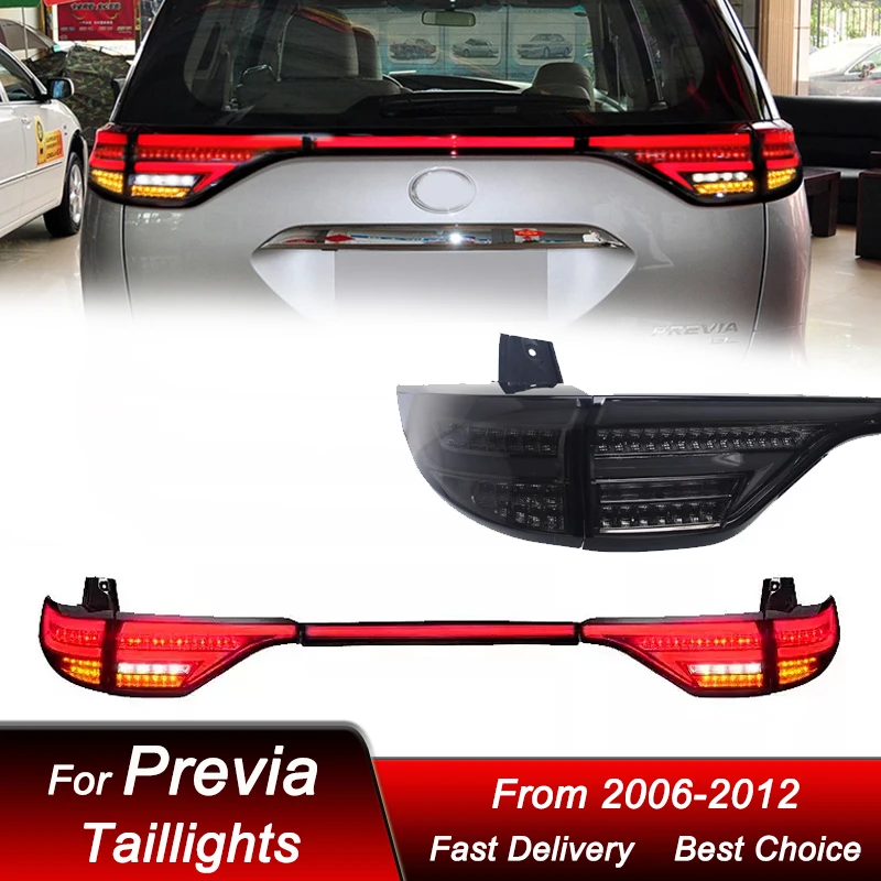 Pop Car LED Through Tail Lights For TOYOTA Previa 2006-2012 New Full LED Tail Lamp Dynamic Turn Signal Light Tail Lamp Assembly
Pop Car LED Through Tail Lights For TOYOTA Previa 2006-2012 New Full LED Tail Lamp Dynamic Turn Signal Light Tail Lamp Assembly