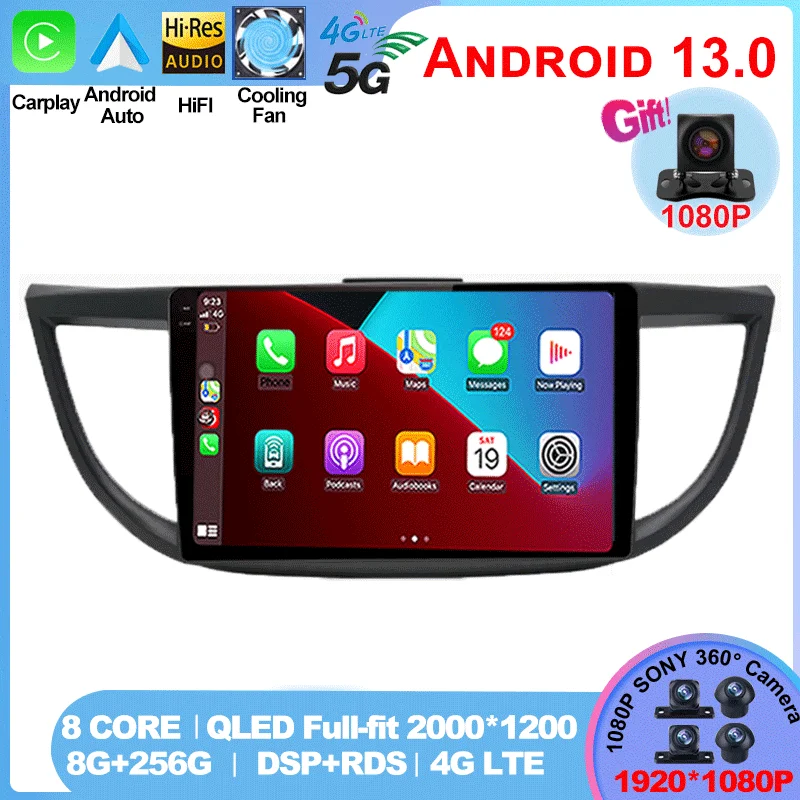 Android 13 для Honda CRV CR-V 2012 2013 2014 2015 2016 мультимедийный автомобильный монитор экран GPS TV навигация Радио CarPlay
Android 13 для Honda CRV CR-V 2012 2013 2014 2015 2016 мультимедийный автомобильный монитор экран GPS TV навигация Радио CarPlay