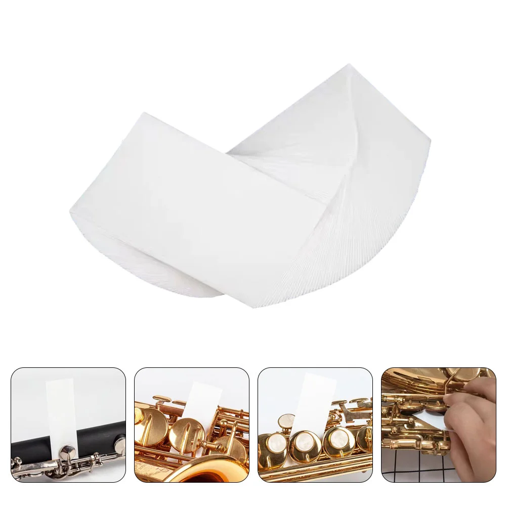 100 Pcs Saxophone Absorbent Paper Towels Practical Portable Pad Instrument Maintenance Instruments Flute
100 Pcs Saxophone Absorbent Paper Towels Practical Portable Pad Instrument Maintenance Instruments Flute