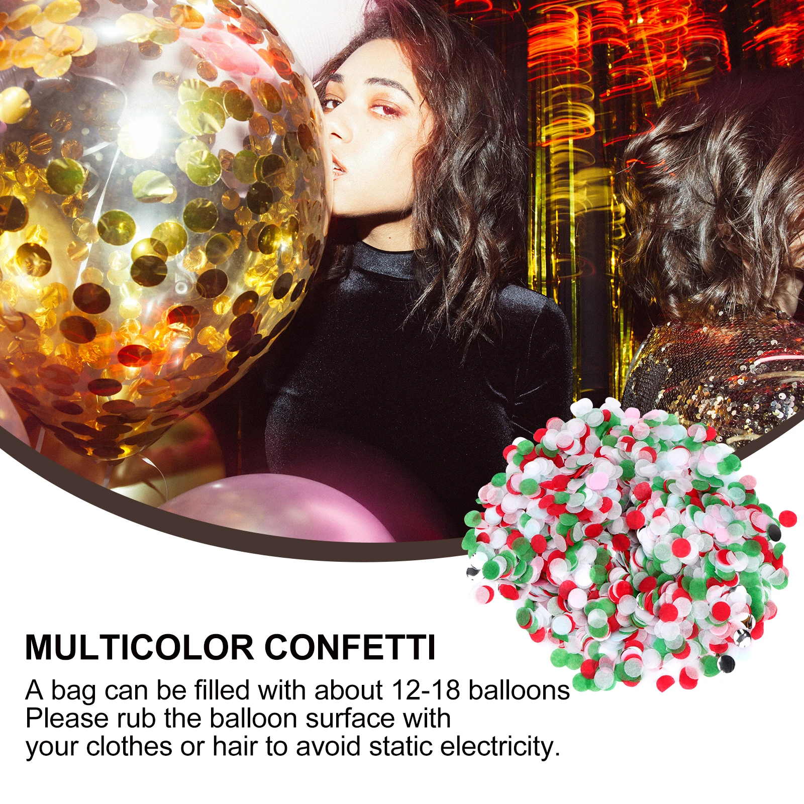 17g Copy Confetti 1cm Round Dots Multicolor Balloon Filler for Balloon Filling Confetti Wedding Party Decorations
17g Copy Confetti 1cm Round Dots Multicolor Balloon Filler for Balloon Filling Confetti Wedding Party Decorations