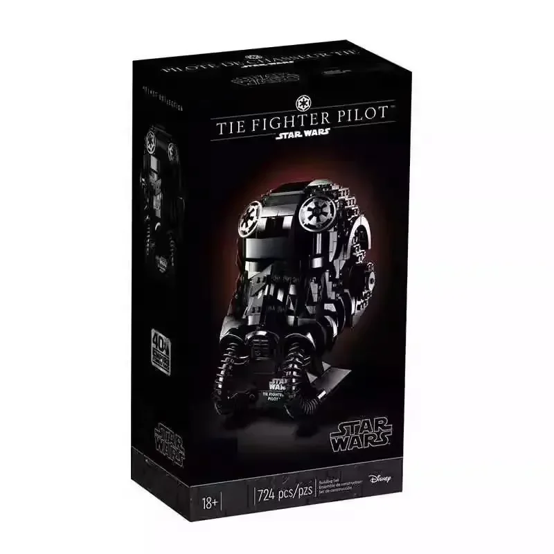 New TIE Fighter Pilot Helmet MOC 75274 SpaceShip Battle Model Building Block Architecture Education Assembly Model Toy Gifts for
New TIE Fighter Pilot Helmet MOC 75274 SpaceShip Battle Model Building Block Architecture Education Assembly Model Toy Gifts for