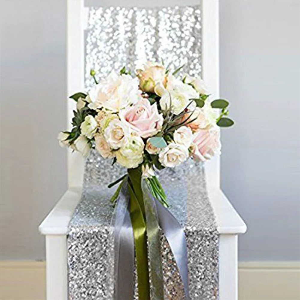 Silver Paillette Table Runner Party Tablecloth Wedding Buffet Dessert Stylish Pretty Chic Household Decor Pretty Table Runner
Silver Paillette Table Runner Party Tablecloth Wedding Buffet Dessert Stylish Pretty Chic Household Decor Pretty Table Runner