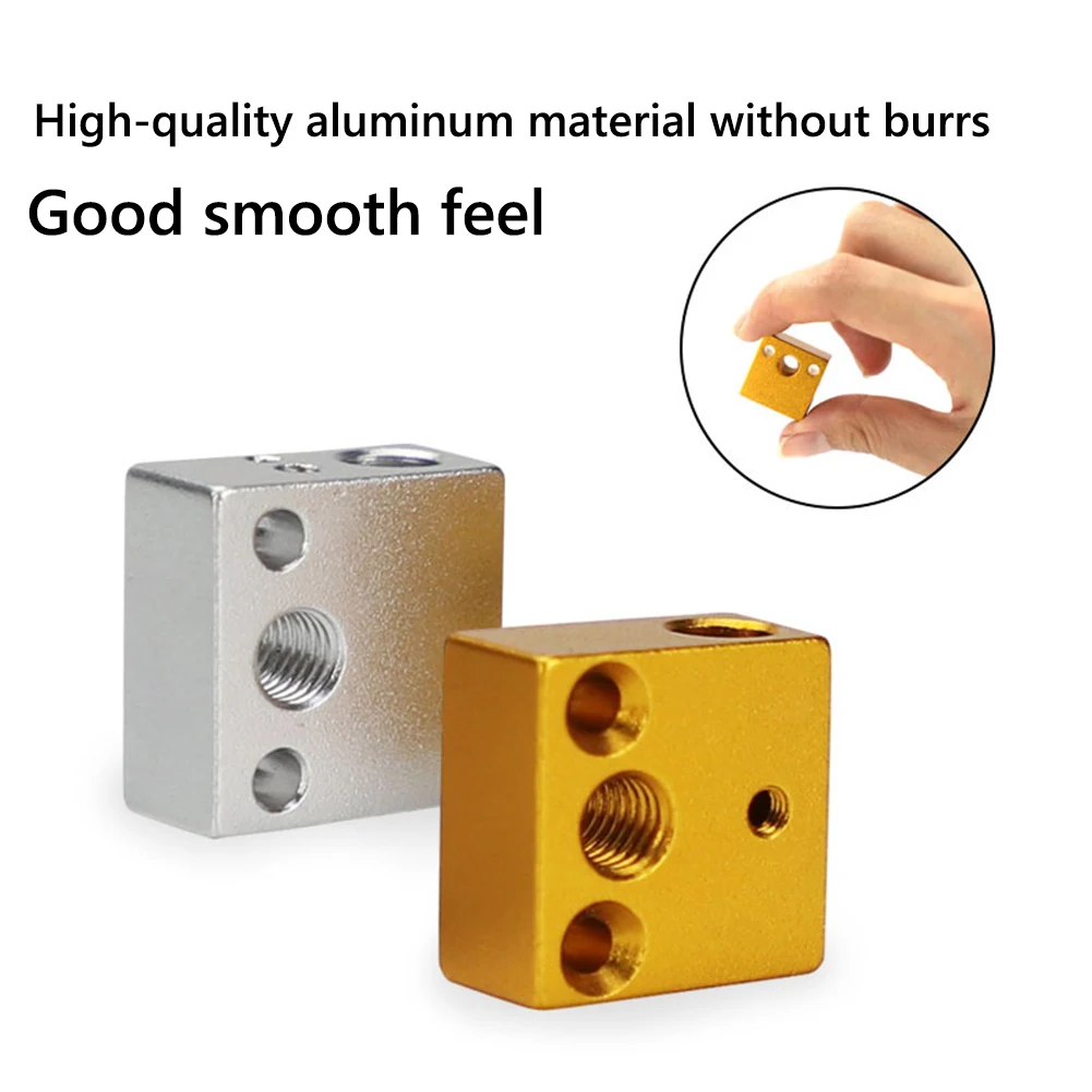 6pcs 3D Printer Parts for CR-10 Heater Block Extruder for End CR10 Creality Ender 3 All-Metal Aluminium Alloy Print Head
6pcs 3D Printer Parts for CR-10 Heater Block Extruder for End CR10 Creality Ender 3 All-Metal Aluminium Alloy Print Head