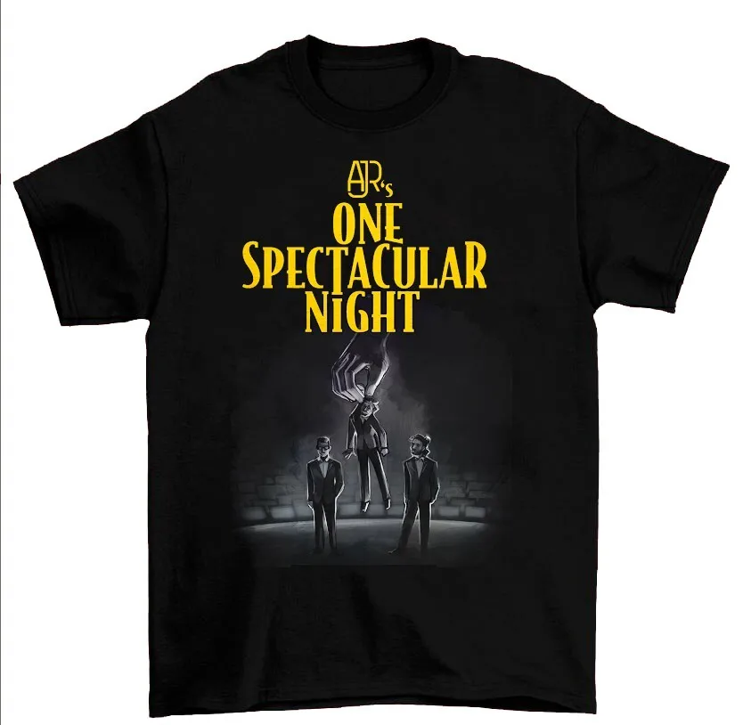 Рубашка AJR One Spectacular Night Music Concert Tour, черная, хлопковая, размер S-4XL, TT151
Рубашка AJR One Spectacular Night Music Concert Tour, черная, хлопковая, размер S-4XL, TT151