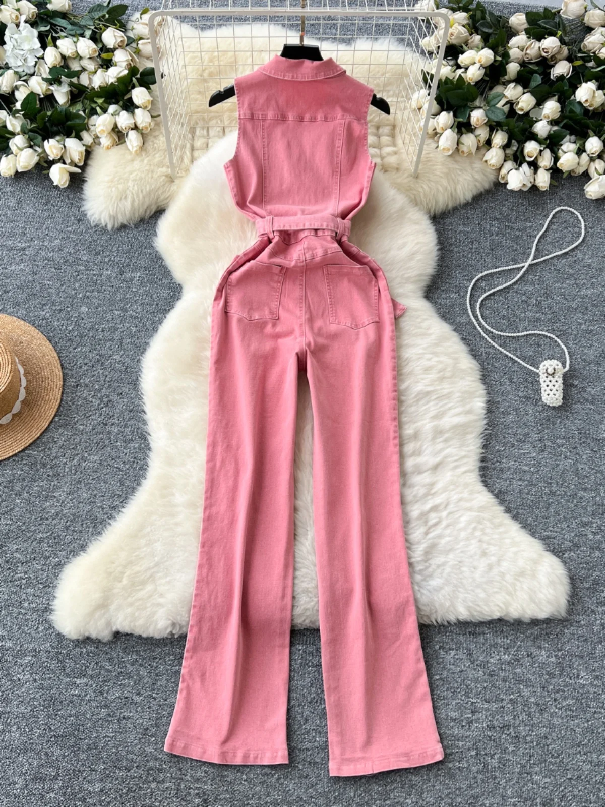 Hong Kong Sle Retro Chic Design Sense Belted Slim Fit High Waist Long Straight Leg Jeans Rer Metal Bule Strapl Dr
Hong Kong Sle Retro Chic Design Sense Belted Slim Fit High Waist Long Straight Leg Jeans Rer Metal Bule Strapl Dr