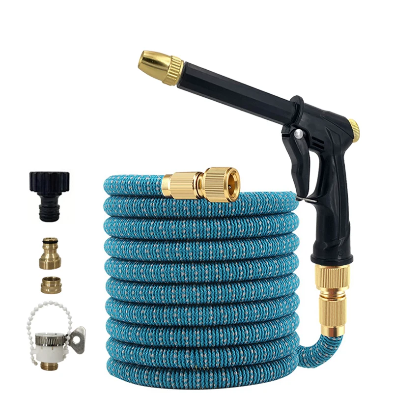 25FT-150FT Flexible Expandable Magic Hose, Adjustable Car Wash Spray Gun, Tool for Irrigation, Pet Shower and Outdoor Cleaning
25FT-150FT Flexible Expandable Magic Hose, Adjustable Car Wash Spray Gun, Tool for Irrigation, Pet Shower and Outdoor Cleaning