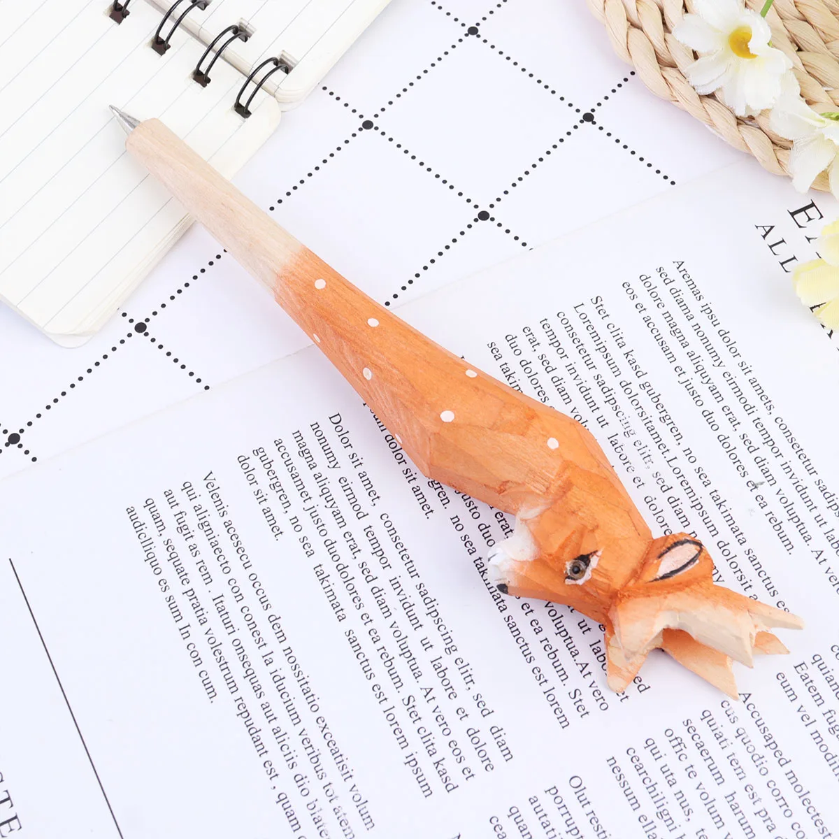 Cartoon Sika Deer Shaped Carving Pen Handamde Ink Pen Birthday Gifts School Stationery for Little Boys Girls
Cartoon Sika Deer Shaped Carving Pen Handamde Ink Pen Birthday Gifts School Stationery for Little Boys Girls
