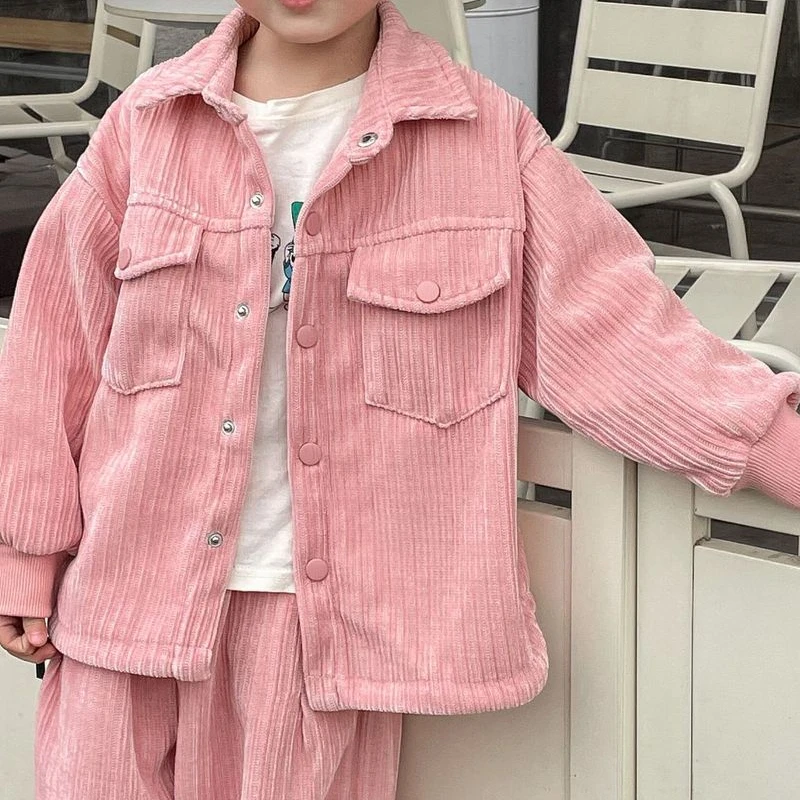 Two Piece Set Trousers Coat Western Pink Korean 2024 New Spring Autumn Boy Girls Fashionable Top Comfortable Versatile
Two Piece Set Trousers Coat Western Pink Korean 2024 New Spring Autumn Boy Girls Fashionable Top Comfortable Versatile