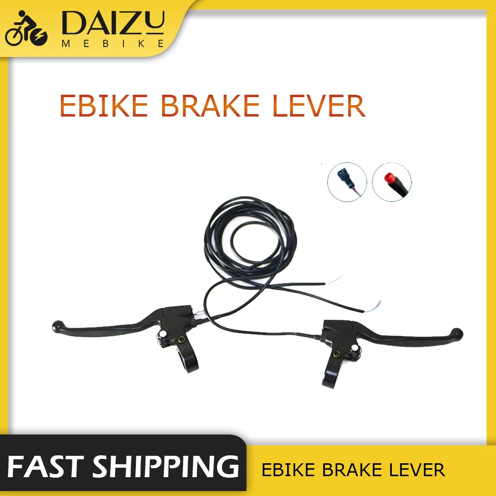 Waterproof/SM Connector Plug Electric Bicycle Cut off Power 2 Pins Parking Brake Lever Sensitive and Firm Ebike Accessories
Waterproof/SM Connector Plug Electric Bicycle Cut off Power 2 Pins Parking Brake Lever Sensitive and Firm Ebike Accessories
