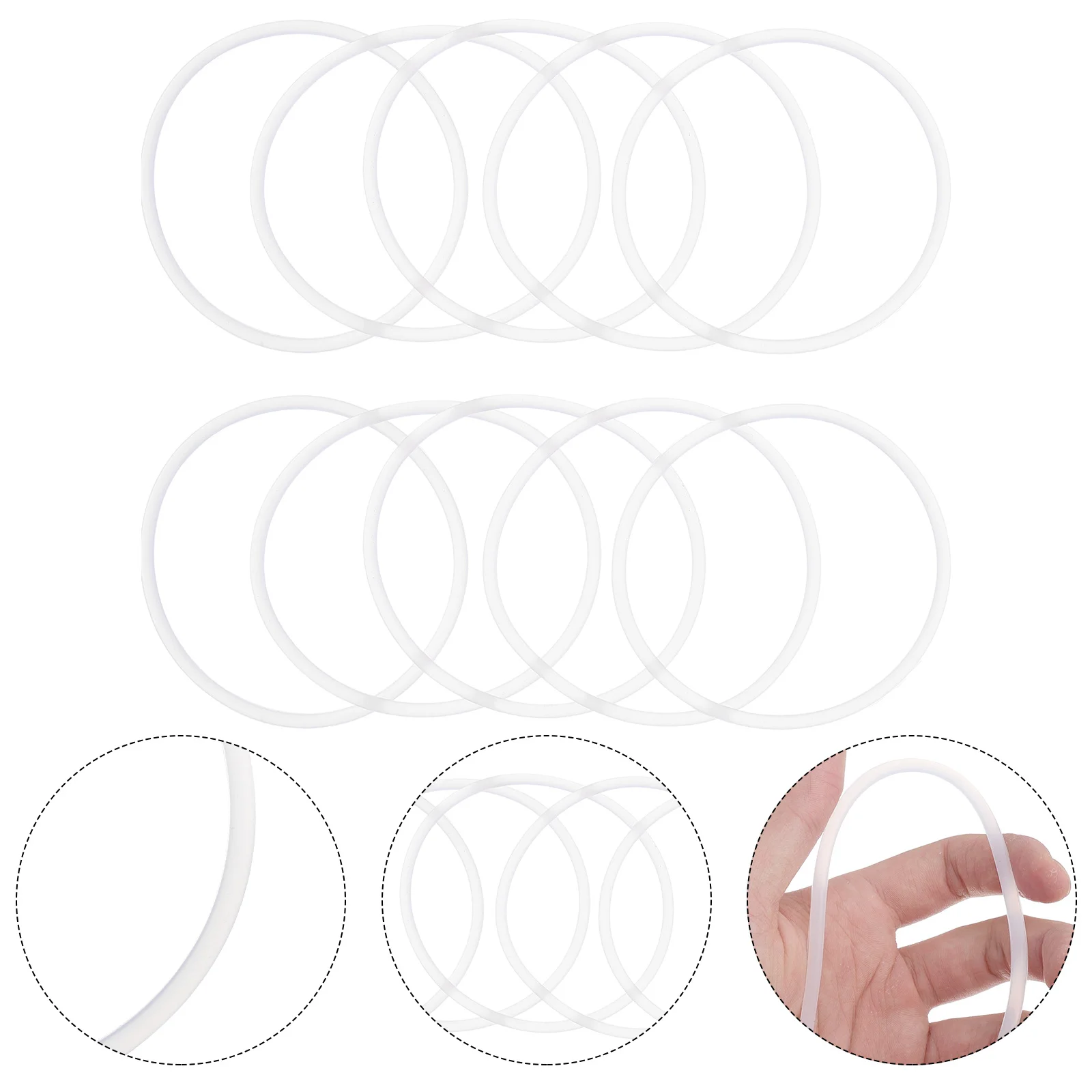 10 Pcs Silicone Seal Gasket for Water Purifier Filter Rings Washer Hose Replacement Seals Washers Sealing Pads Hardware
10 Pcs Silicone Seal Gasket for Water Purifier Filter Rings Washer Hose Replacement Seals Washers Sealing Pads Hardware
