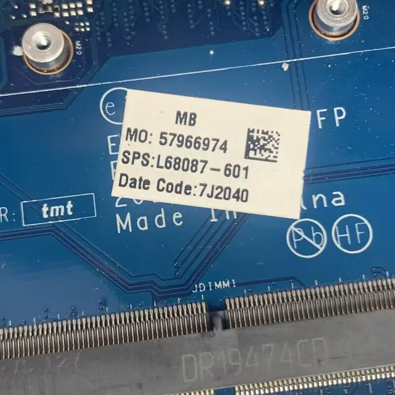 L68087-001 L68087-501 L68087-601 EPW50 LA-G07FP For HP 15-DA Laptop Motherboard With SRGP5 I3-10110U CPU 100%Tested Working Well
L68087-001 L68087-501 L68087-601 EPW50 LA-G07FP For HP 15-DA Laptop Motherboard With SRGP5 I3-10110U CPU 100%Tested Working Well