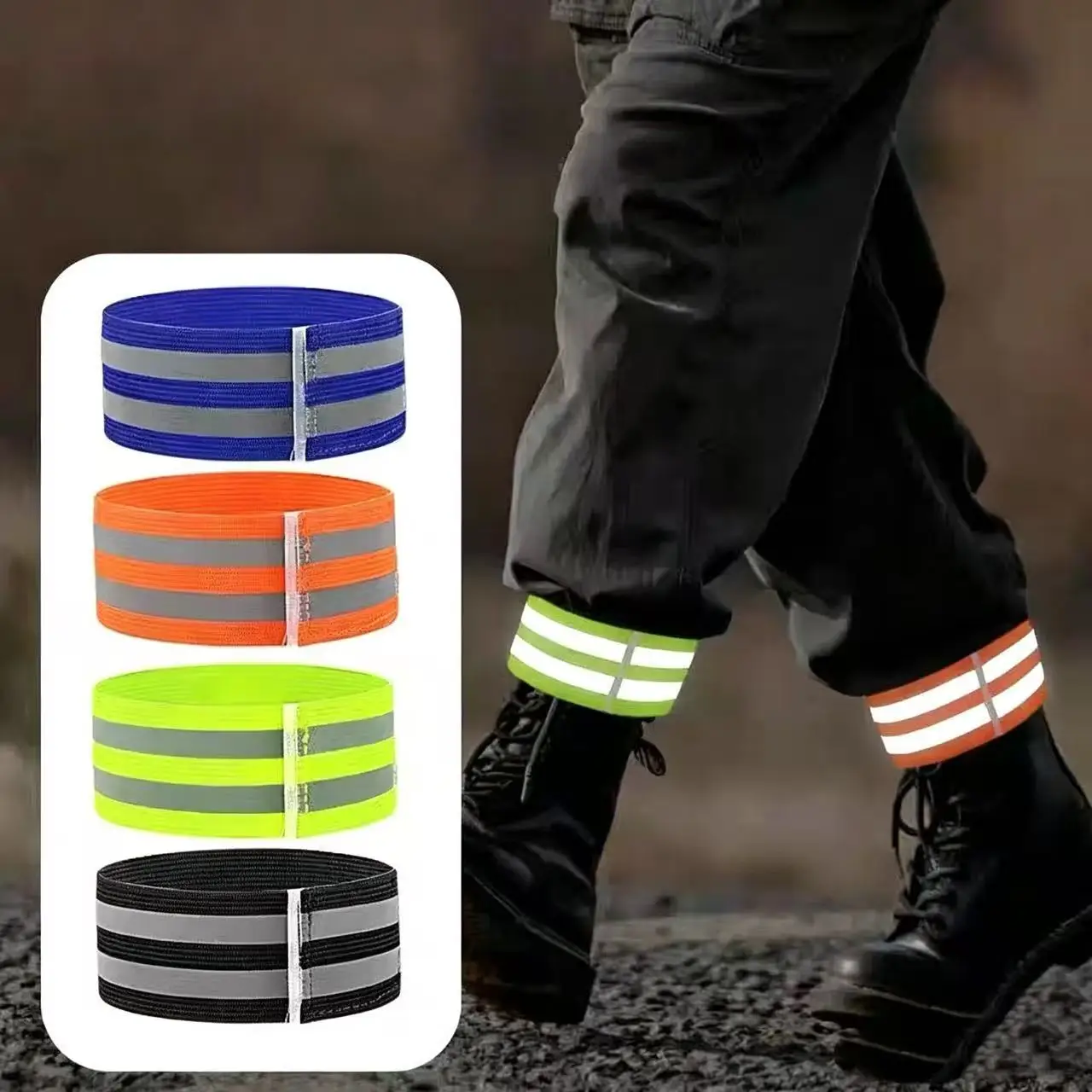 Reflective Ankle Bands 2Pcs Cycling Leg Strap Night Running Warning Belt Bicycle Pant Cuff Safety Reflective Leg Tie Straps
Reflective Ankle Bands 2Pcs Cycling Leg Strap Night Running Warning Belt Bicycle Pant Cuff Safety Reflective Leg Tie Straps
