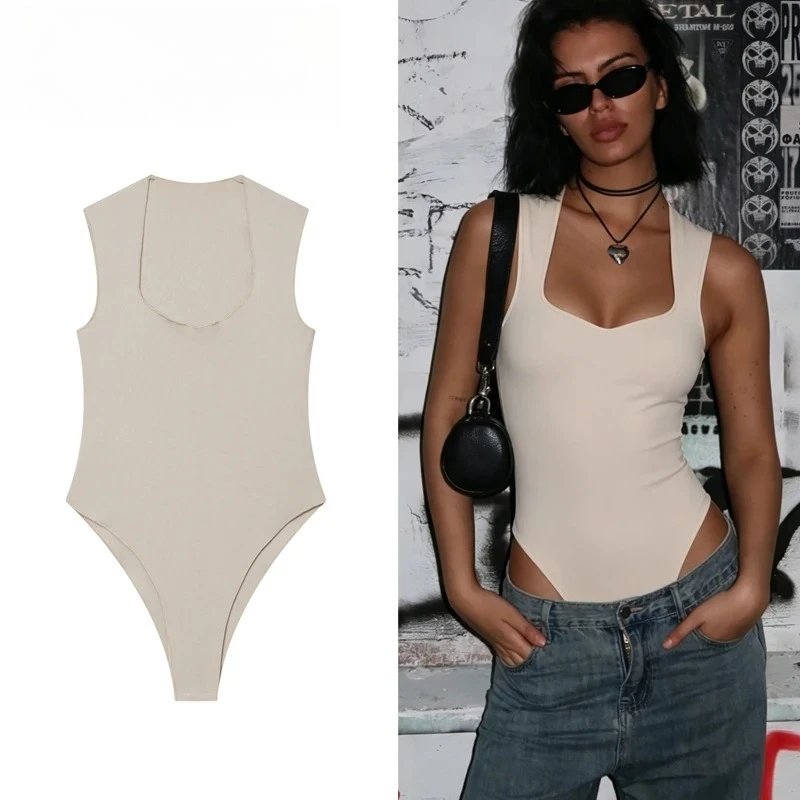ZHIO Sexy Corset Bodys for Women Summer Sleeveless Tops for Women Holiday Beach Bodysuits Women Square Neck Jumpsuits for Women
ZHIO Sexy Corset Bodys for Women Summer Sleeveless Tops for Women Holiday Beach Bodysuits Women Square Neck Jumpsuits for Women