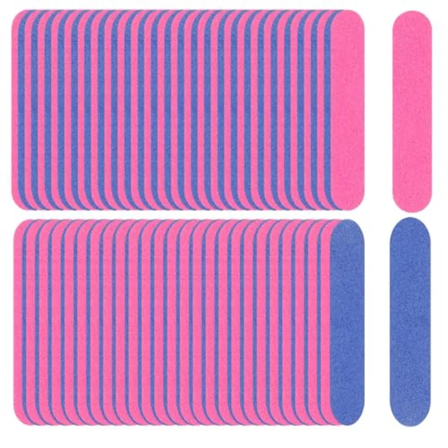 100 Pcs Nail File Professional Nail Files, 180/240 Grit Nail Files, Double Sided Emery Board Nail Styling Manicure Tools for Wo
100 Pcs Nail File Professional Nail Files, 180/240 Grit Nail Files, Double Sided Emery Board Nail Styling Manicure Tools for Wo