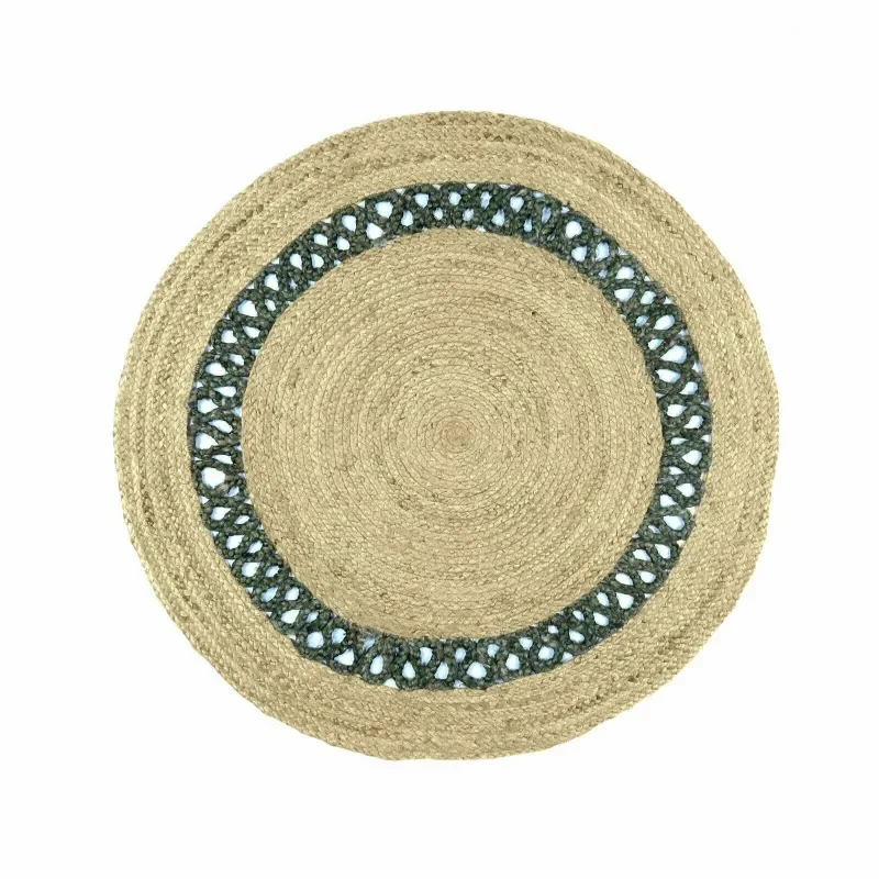 Rug 100% Natural Jute Braided Style Reversible Carpet Rustic Modern Look Rug
Rug 100% Natural Jute Braided Style Reversible Carpet Rustic Modern Look Rug