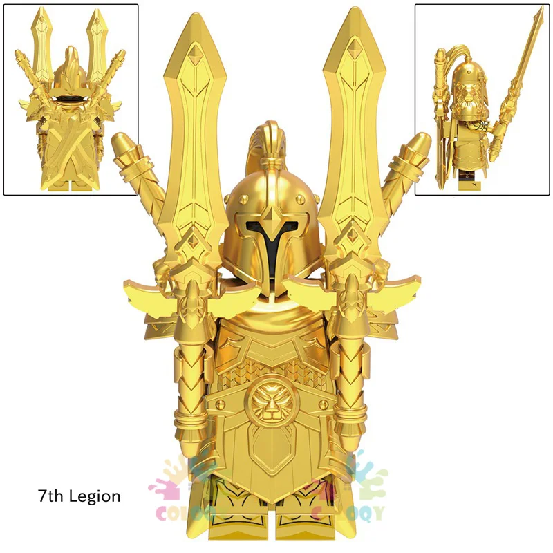 Kids Toys 7th Legion Building Blocks Golden Armor Guard Warriors Mini Action Figures Toys For Kids Christmas Gifts
Kids Toys 7th Legion Building Blocks Golden Armor Guard Warriors Mini Action Figures Toys For Kids Christmas Gifts