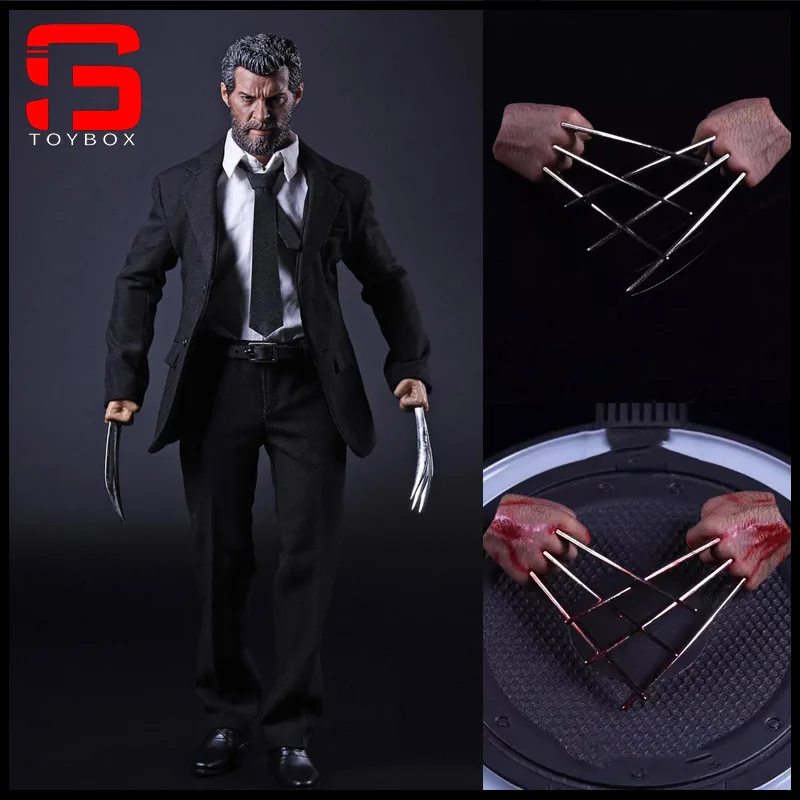 Copycat 1/6 Old Logan Black Suit Wolf Claw Hugh Jackman Head Sculpt Model Fit 12-inch Male Soldier Action Figure Body
Copycat 1/6 Old Logan Black Suit Wolf Claw Hugh Jackman Head Sculpt Model Fit 12-inch Male Soldier Action Figure Body