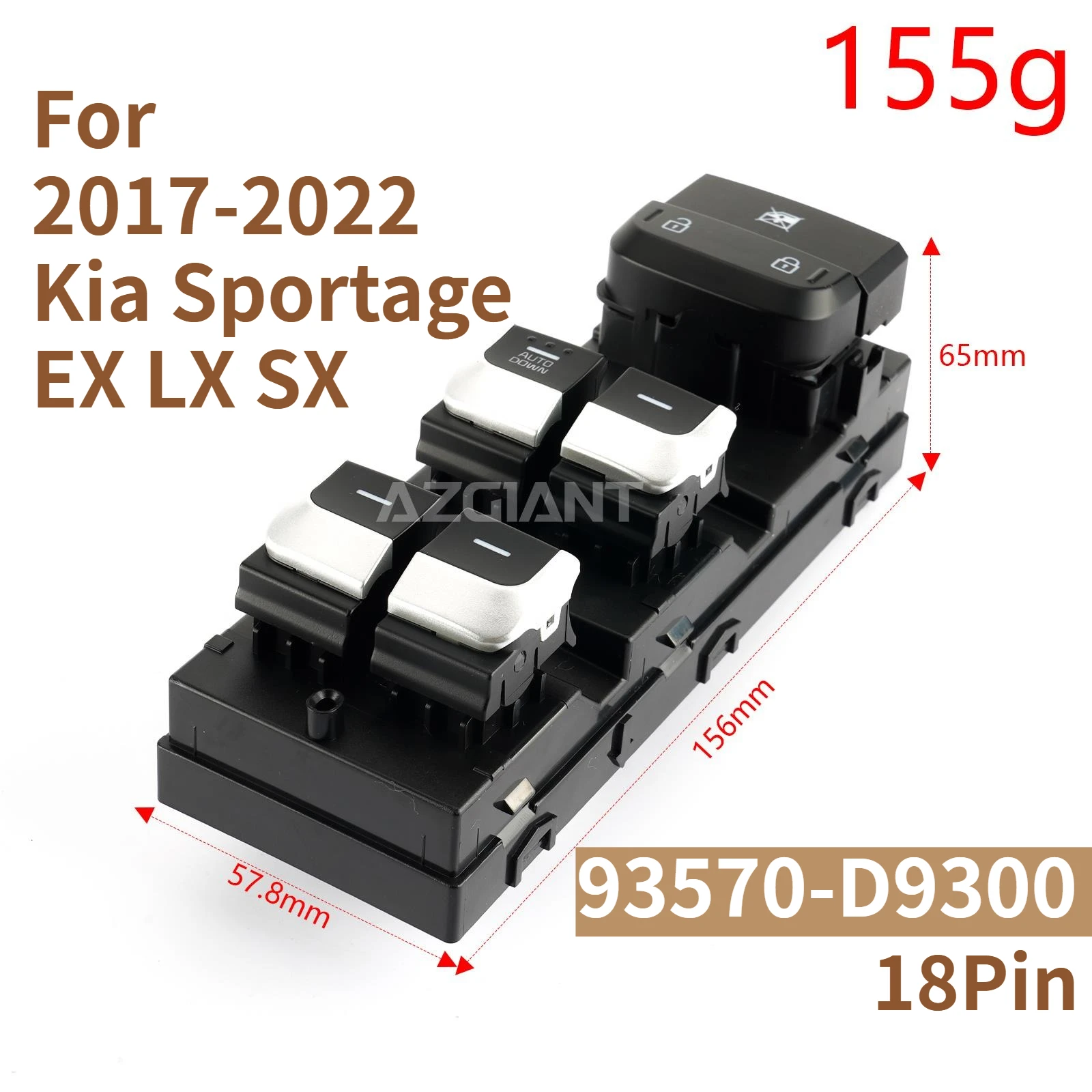 93570-D9300 для Kia Sportage EX LX SX, главный переключатель управления подъемом внутреннего окна, крышка, регулятор стеклоподъемника двери, ремонт
93570-D9300 для Kia Sportage EX LX SX, главный переключатель управления подъемом внутреннего окна, крышка, регулятор стеклоподъемника двери, ремонт